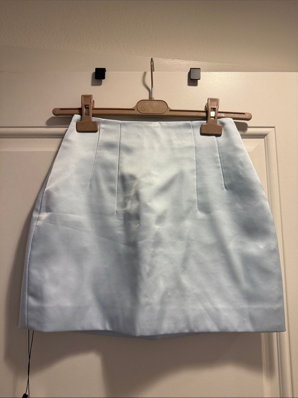 Camila Coelho Ondina Mini Skirt in Icy Blue